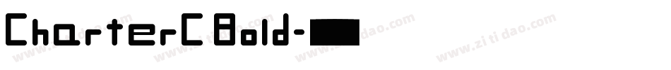 CharterC Bold字体转换